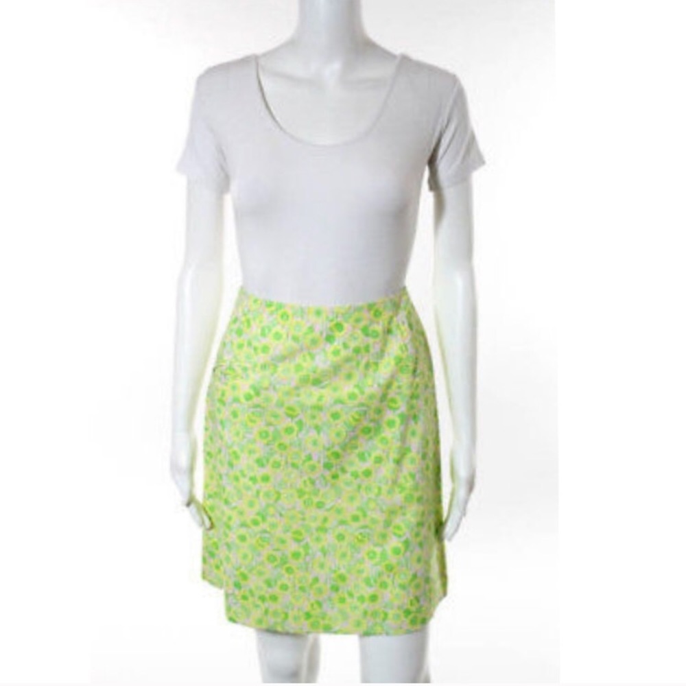 Lilly Pulitzer Vintage sunflower print skirt